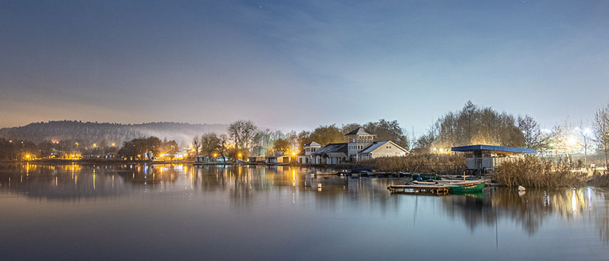 Nocne jezioro Chodzieskie