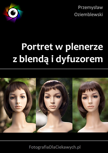 Portret w plenerze z lampą i dyfuzorem