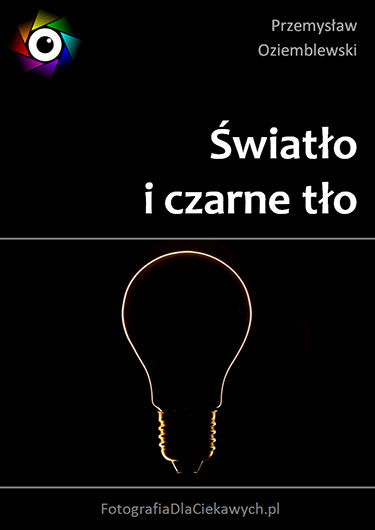 Światło i czarne tło