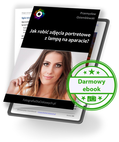 Zdjęcia portretowe z lampą na aparacie - wydanie 1