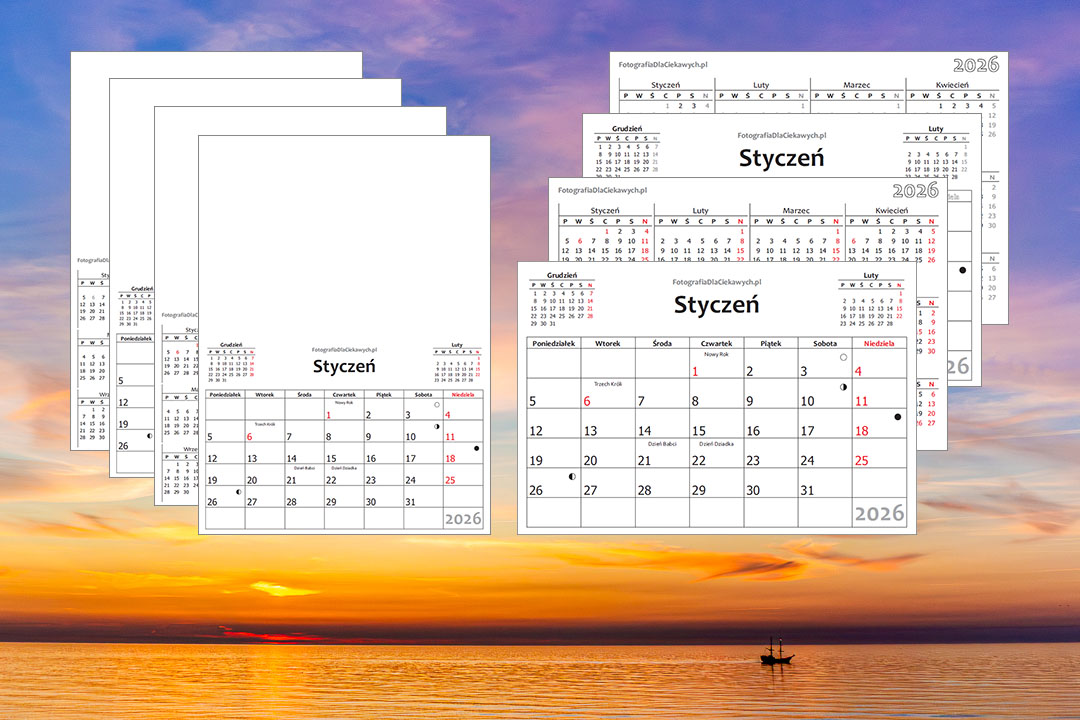 Pobierz kalendarz na 2026 rok!